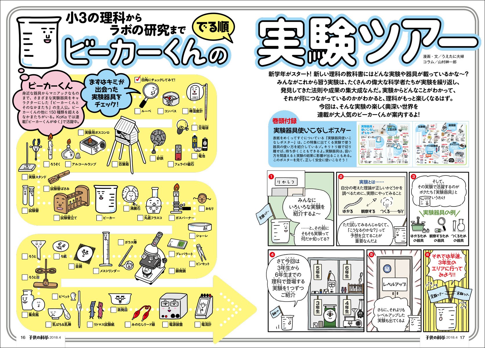 ビーカーくんの実験ツアー